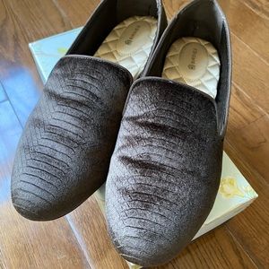 Birdies Charcoal Python Velvet - 11